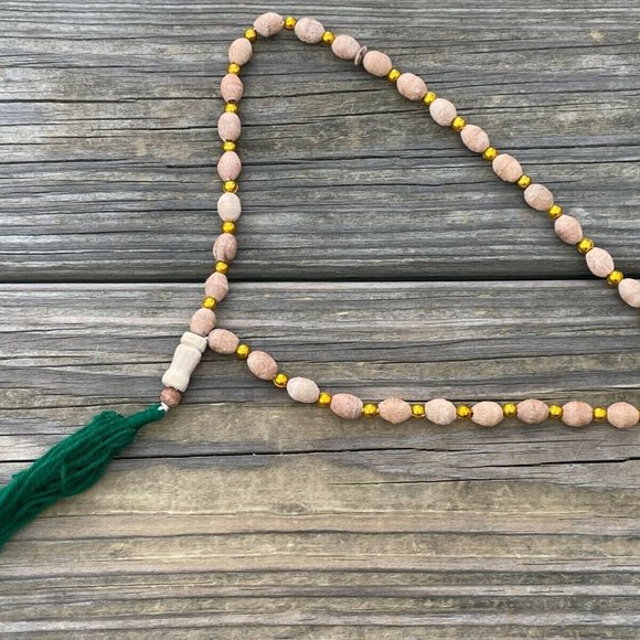 Handmade Prayer Beads Real Wood Tasbeeh Brown Beads Religious Islamic Pray Bead - Picture 2 of 6